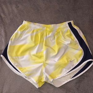Nike Tempo Running Shorts (Yellow/White)